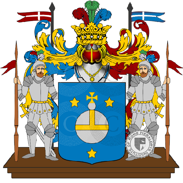Coat of arms of family Tironi o Teroni
