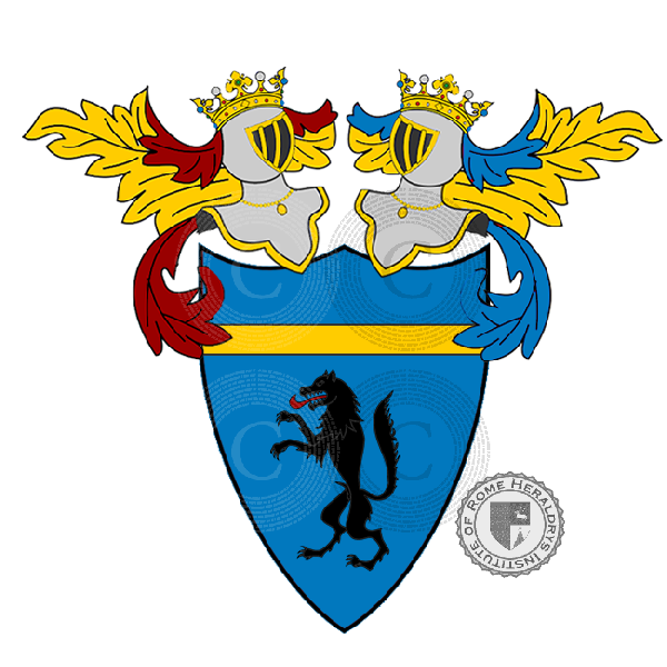 Coat of arms of family lupidi