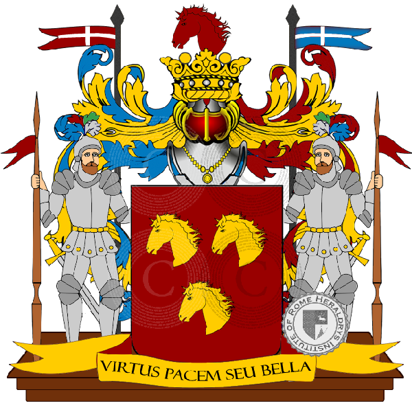 Coat of arms of family cavaglia