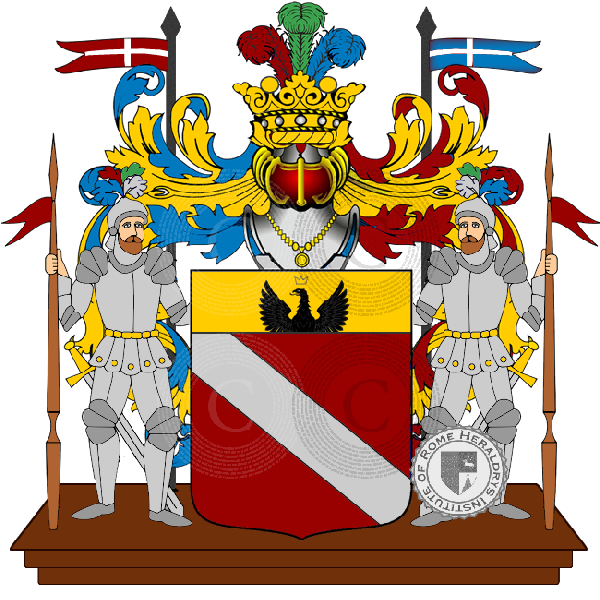 Coat of arms of family cavanna     english