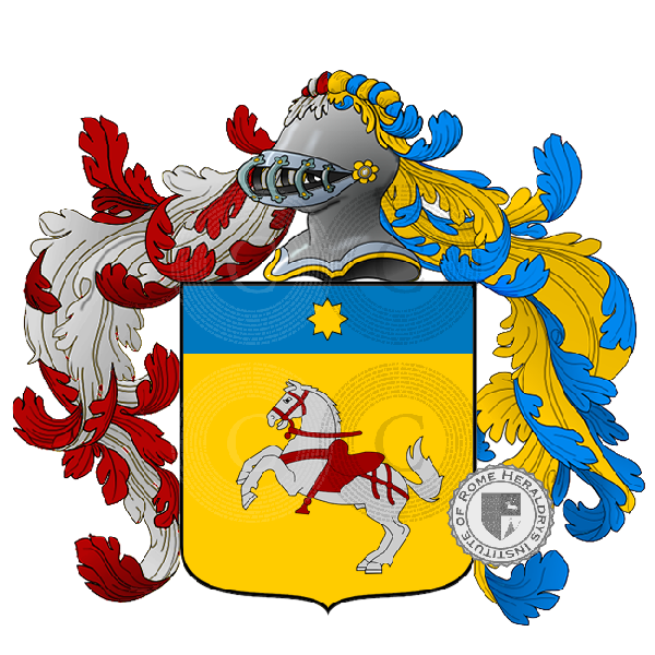 Coat of arms of family ceolato