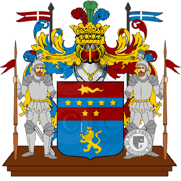 Coat of arms of family cascione english