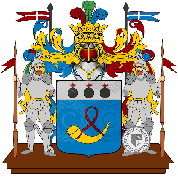 Coat of arms of family servent