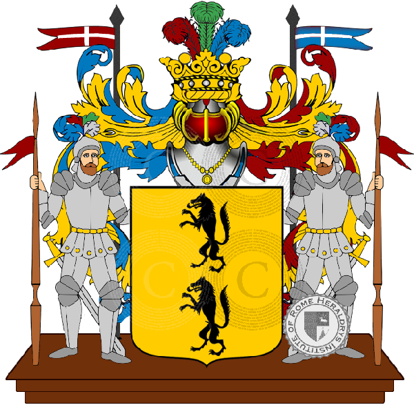 Coat of arms of family orantes