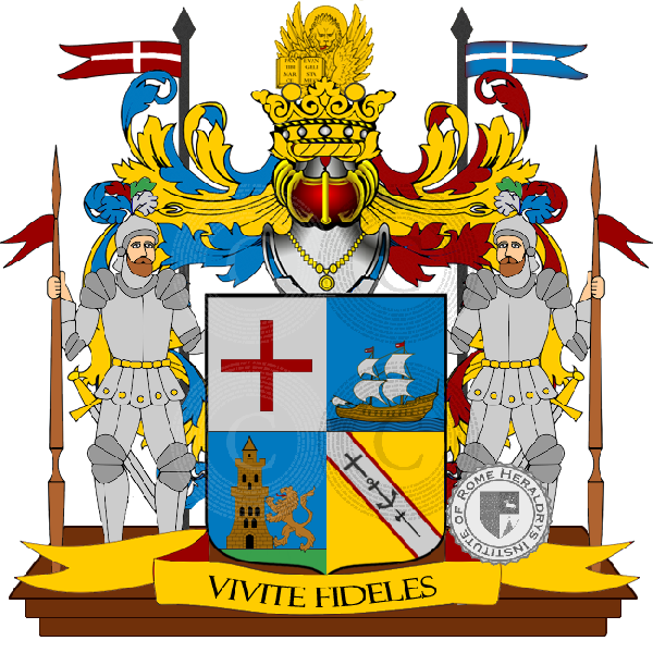Coat of arms of family alimondi