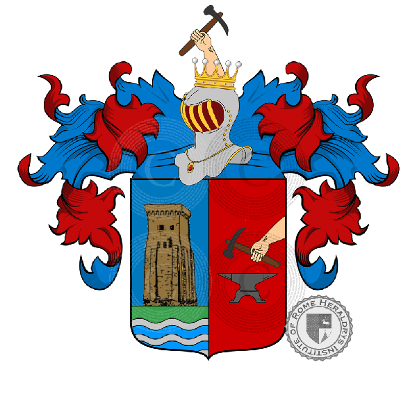 Coat of arms of family Fedele