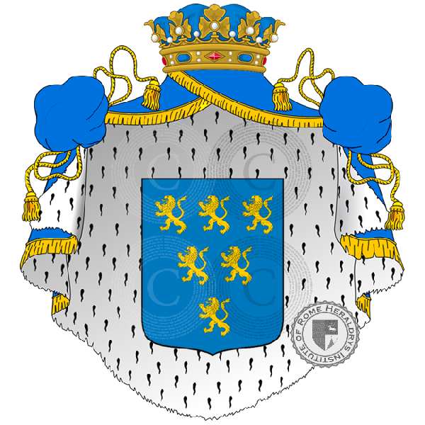 Coat of arms of family angio