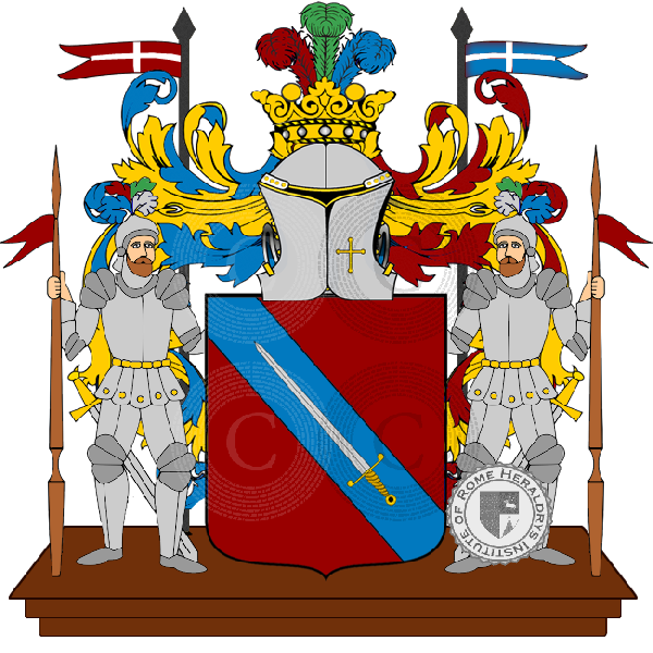 Coat of arms of family musciatelli