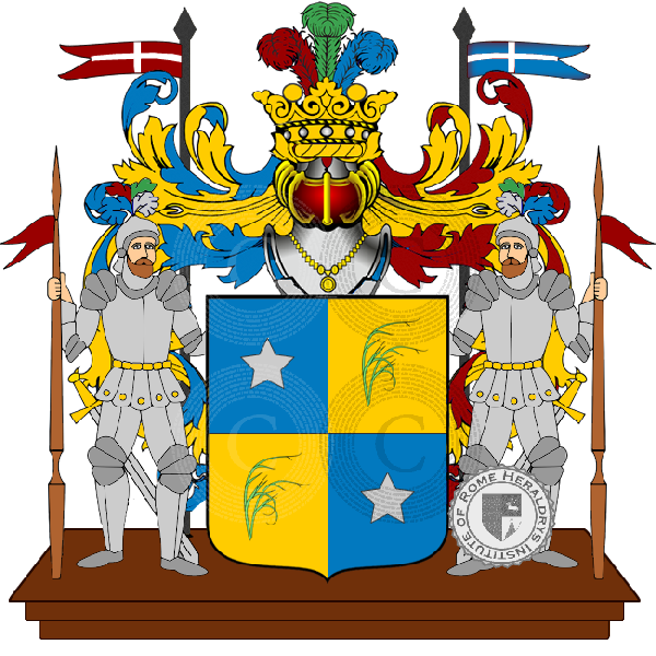 Wappen der Familie malerba   in francese