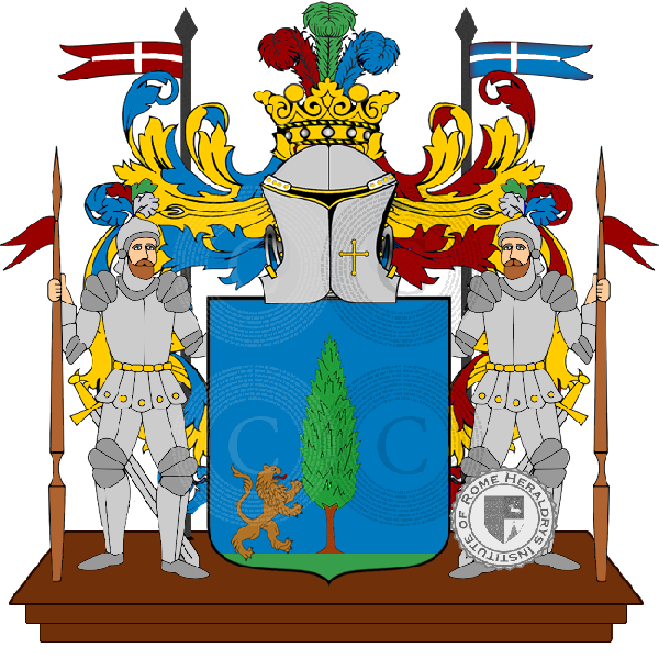 Coat of arms of family cipresso
