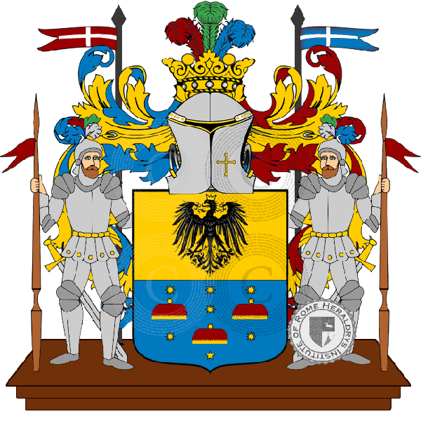 Coat of arms of family canzilli