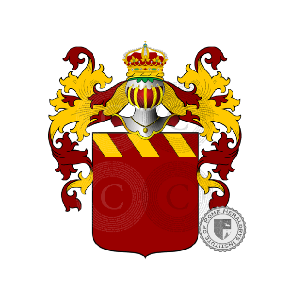 Wappen der Familie ludovisi o lodovisi