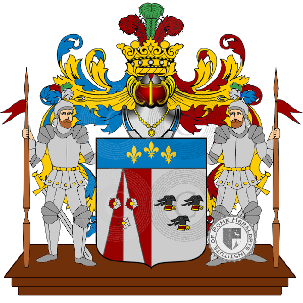 Coat of arms of family scarpi liguria