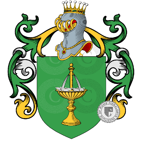 Coat of arms of family de Fonte