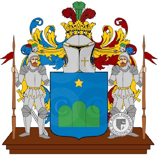 Coat of arms of family magnanini
