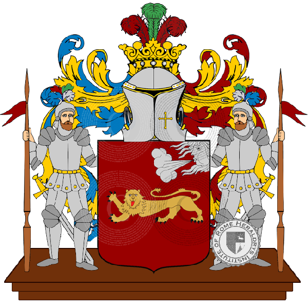 Coat of arms of family strusi