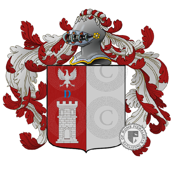Coat of arms of family Deo o Lideo