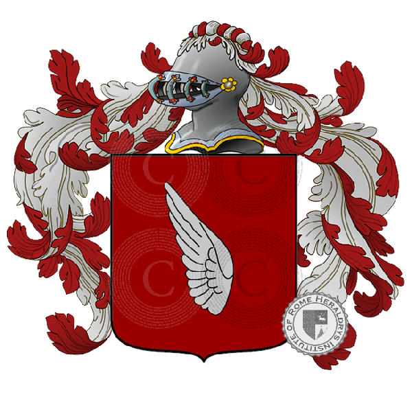 Coat of arms of family bevilacqua english