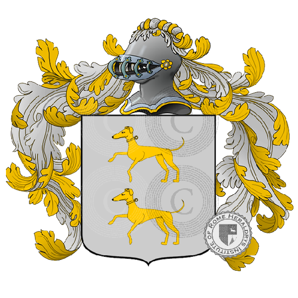 Coat of arms of family uzeda spagna e fraccalanza italia