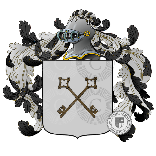 Coat of arms of family chiavassa