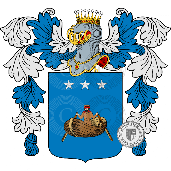Coat of arms of family Battelli