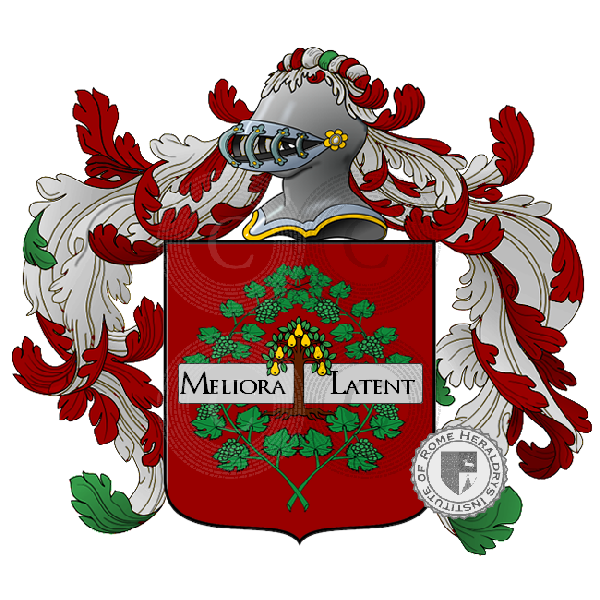 Coat of arms of family azzato