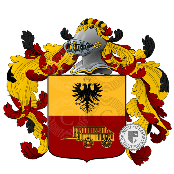 Coat of arms of family carminati