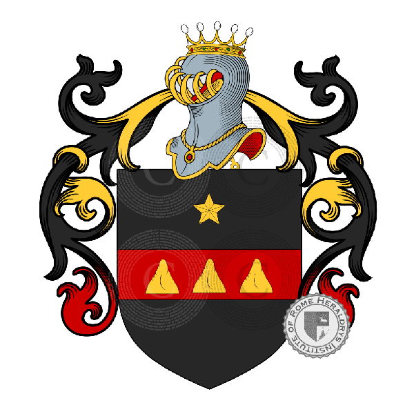 Coat of arms of family Taddeo