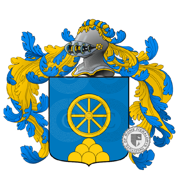 Coat of arms of family rotelli