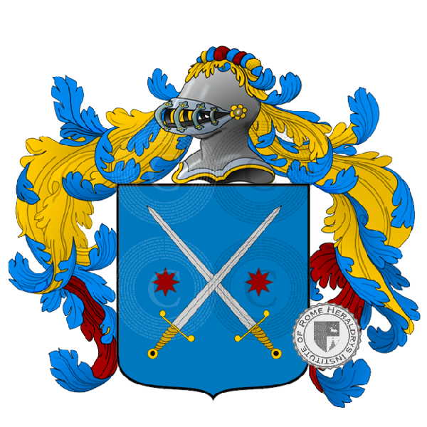 Coat of arms of family spadaccino