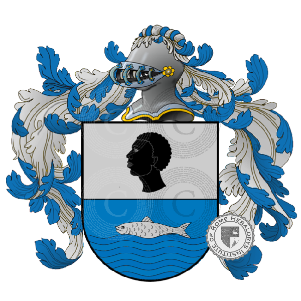 Coat of arms of family pescador