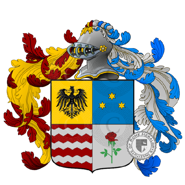 Coat of arms of family valdrighi
