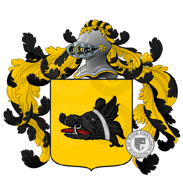 Coat of arms of family bagio