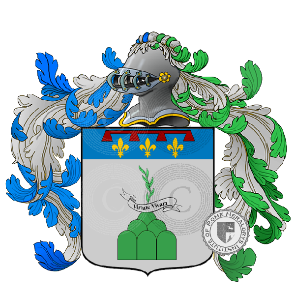 Coat of arms of family fabretti