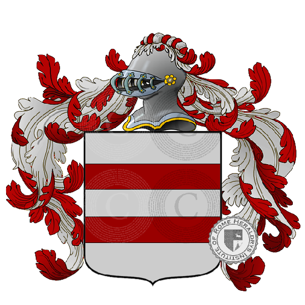 Coat of arms of family caillaux   in spagnolo