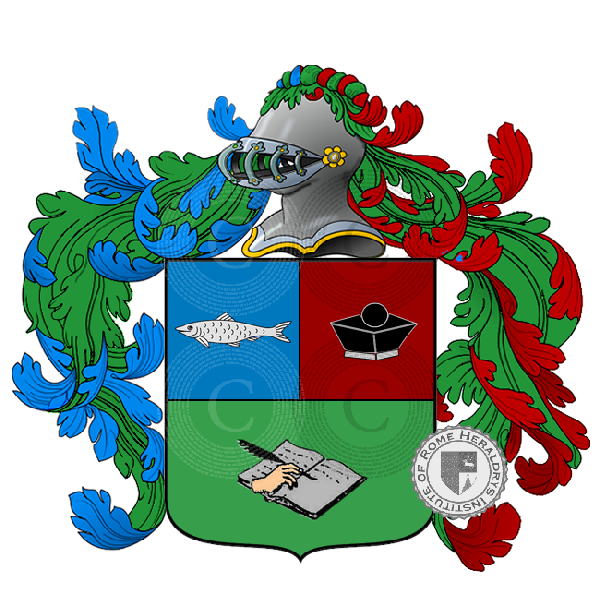Coat of arms of family scola