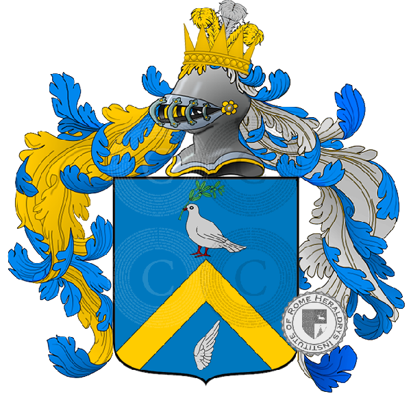 Coat of arms of family de pellegrini