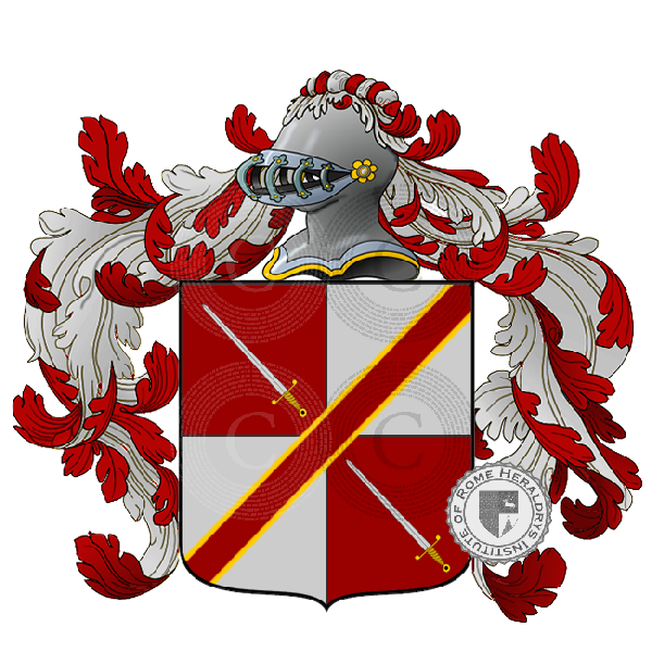 Coat of arms of family chiaratto