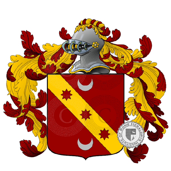 Escudo de la familia Nani (toscana)