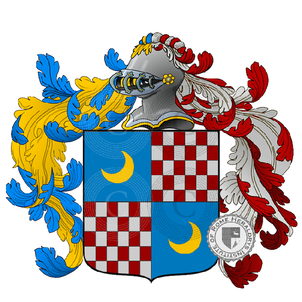 Coat of arms of family Vitelli (Rietstap)