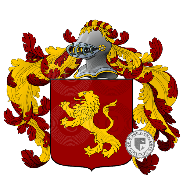 Coat of arms of family Zan