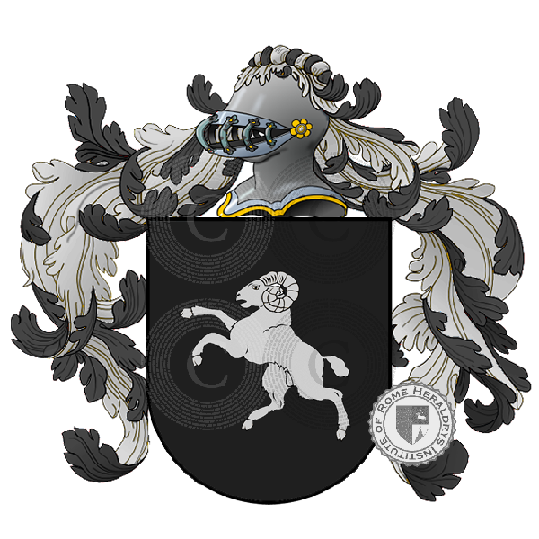 Coat of arms of family Garlet