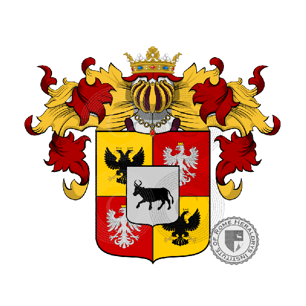 Coat of arms of family Manzoni
