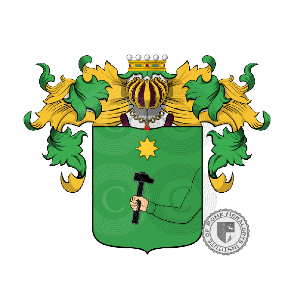 Coat of arms of family Magnanini