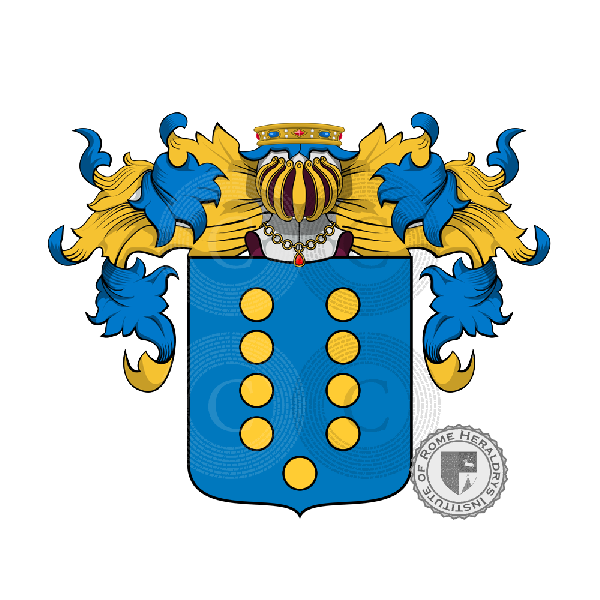 Coat of arms of family Bodin