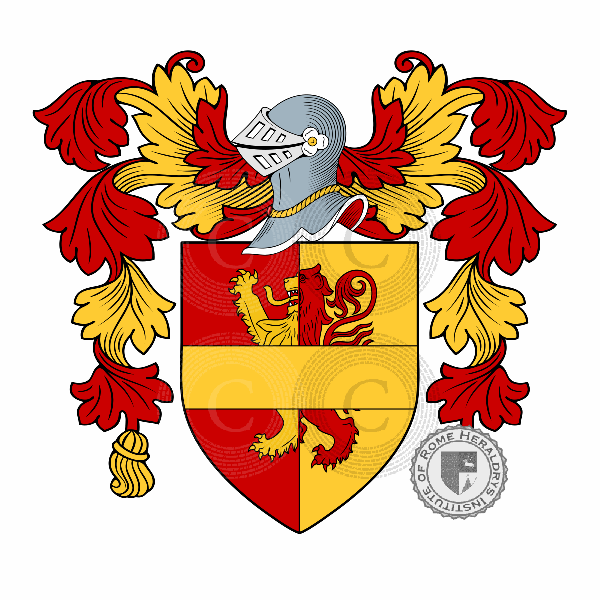 Coat of arms of family Cuffa