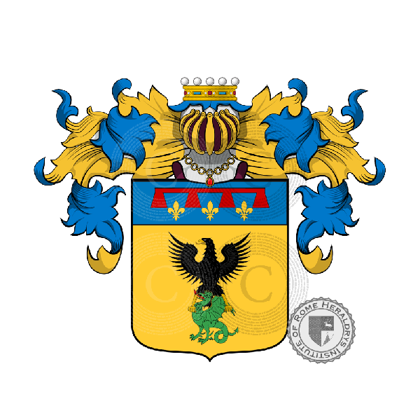 Coat of arms of family Ghelfi