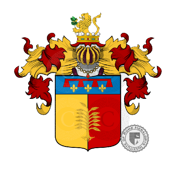 Coat of arms of family Merighi