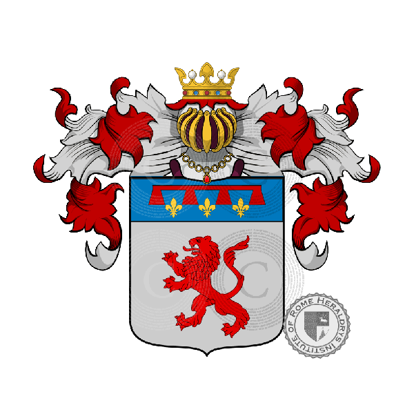 Coat of arms of family Gussoni
