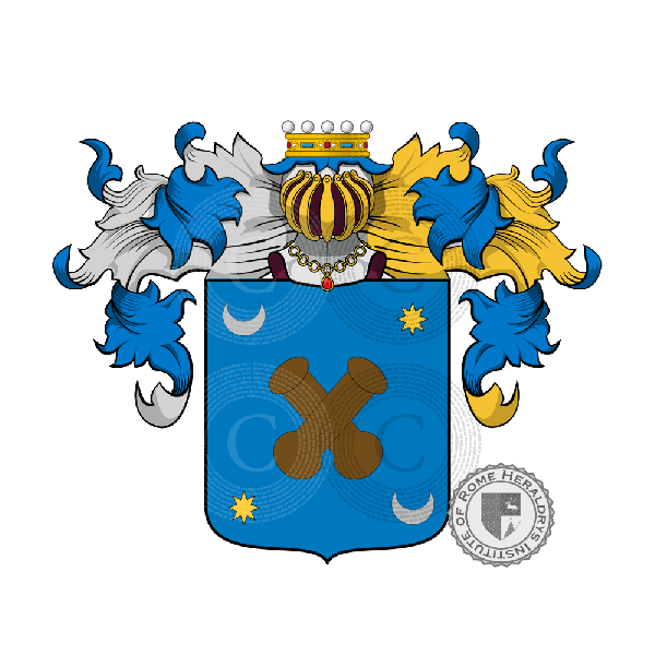 Coat of arms of family Pestelli